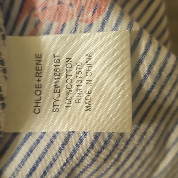 Elegant Blue and Pink Floral Midi Dress - Picture 4 of 4